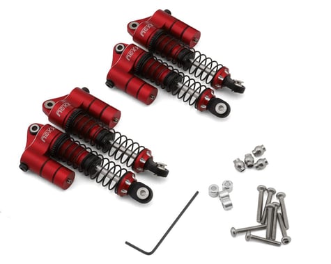 NEXX Racing Redcat Ascent18 Reservoir Aluminum Oil Shocks (Red) (4) (53mm)