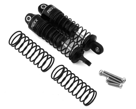 NEXX Racing Mini-B/T-2.0 Front Aluminum Oil-Filled Shocks (Black) (2)