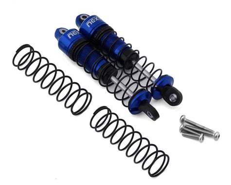 NEXX Racing Mini-B/T-2.0 Rear Aluminum Oil-Filled Shocks (Blue) (2)