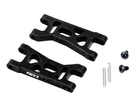 NEXX Racing Losi™ Micro-B Aluminum Front Suspension Arms (Black) (2)