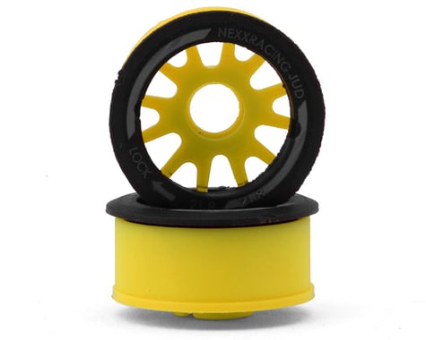 NEXX Racing Mini-Z RWD "JUD" EVO Front Threaded Side-Wall Carbon Fiber Rims (1mm Offset)