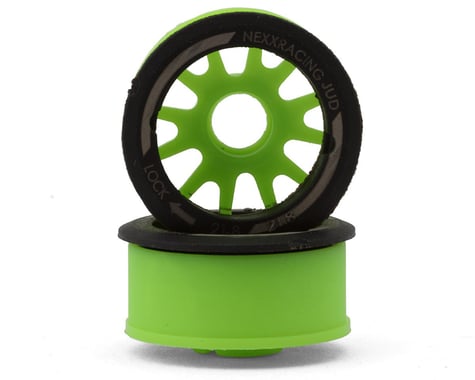 NEXX Racing Mini-Z RWD "JUD" EVO Front Threaded Side-Wall Carbon-Fiber Rims (2mm Offset)