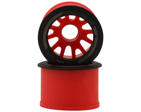 NEXX Racing Mini-Z RWD"JUD" EVO Rear Threaded Side-Wall Carbon Fiber Rims (0mm Offset)