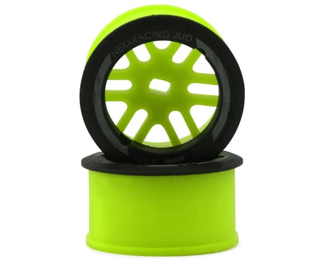 NEXX Racing Mini-Z AWD "JUD" EVO Front Threaded Side-Wall Carbon Fiber Rims (1mm Offset)