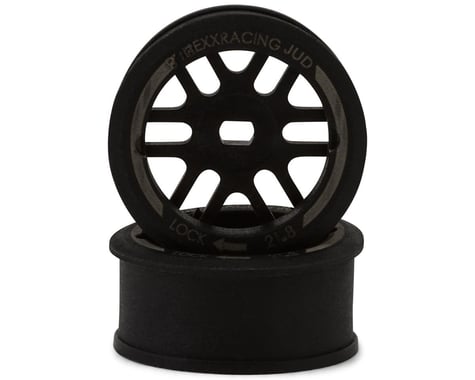 NEXX Racing Mini-Z "JUD" EVO Front Threaded Side-Wall AWD Carbon-Fiber Rims (2mm Offset)