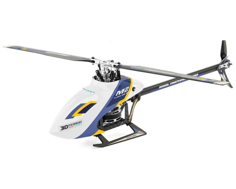 SCRATCH & DENT: OMPHobby M2 EVO BNF Electric Helicopter (White)