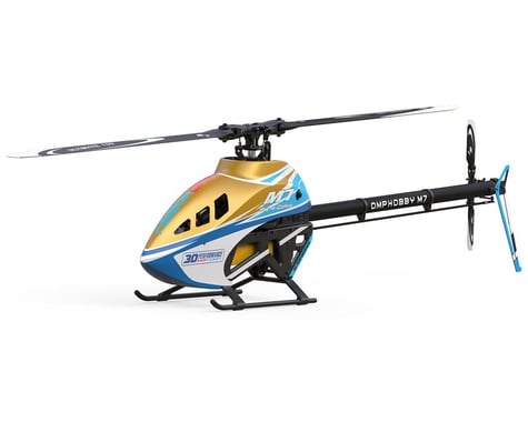 OMPHobby M7 Electric Helicopter Kit w/"RotorTech" Blades (Topaz Gold)