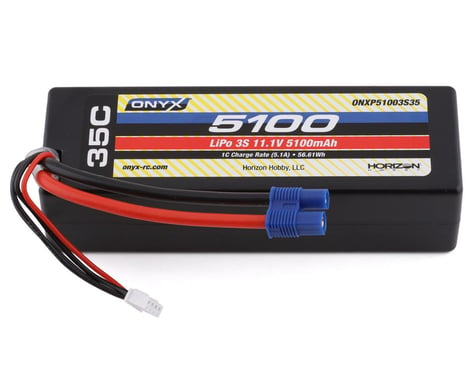 Onyx 3S 35C LiPo Hard Case Battery w/EC3 Connector (11.1V/5100mAh)