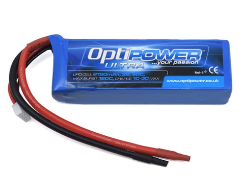 Optipower 3S 50C LiPo Battery (11.1V/2150mAh)