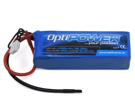 Optipower 4S 35C LiPo Battery (14.8V/2150mAh)