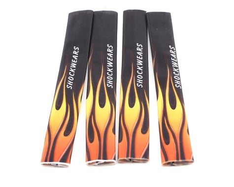 Outerwears Shockwares Flame Evolution Shock Covers (Savage X, Warhead EVO) (Black) (4)