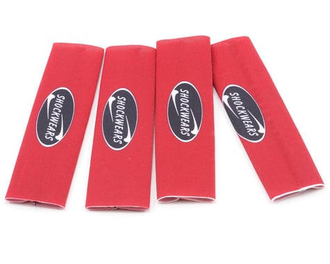 Outerwears Shockwares Evolution Big Bore Shock Covers (4) (Red)