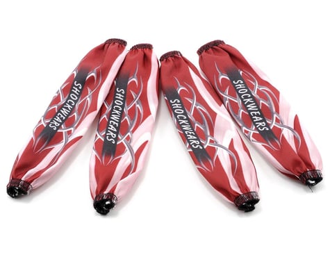 Outerwears Shockwears Tribal Evolution Shock Covers (5B & 5T) (4) (Red)