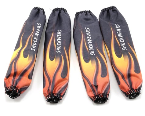 Outerwears Shockwears Flame Evolution Shock Covers (5B & 5T) (4) (Black)