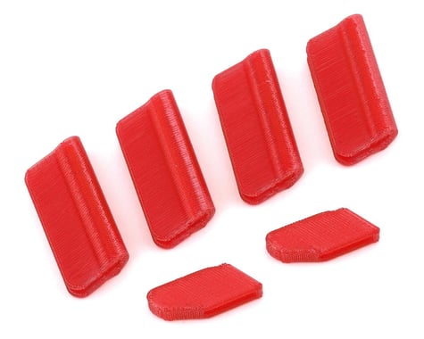 OXY Heli Oxy 5 Landing Gear & Vertical Fin Protection Set (Red)