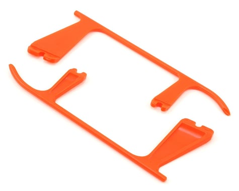 OXY Heli Plastic Landing Gear Skid Left & Right (Orange)