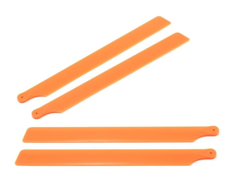 OXY Heli 190mm Carbon Plastic Main Blades (Orange) (2 Sets)