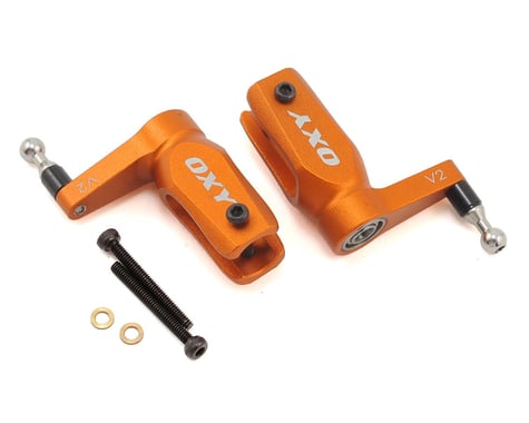 OXY Heli Oxy Heli Main Rotor Grip V2 (Orange) (2)