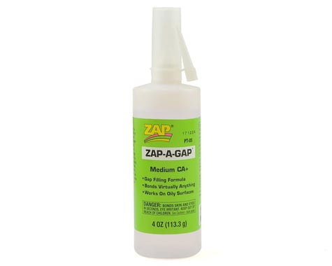 Pacer Technology Zap-A-Gap CA+ Glue (Medium) (4oz)