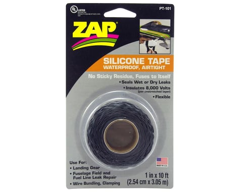 Pacer Technology Zap Silicone Tape (1"x10')