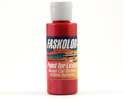 Parma PSE Faskolor Water Based Airbrush Paint (Faspearl Red) (2oz)