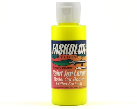 Parma PSE Faskolor Water Based Airbrush Paint (Fasflourescent Yellow) (2oz)