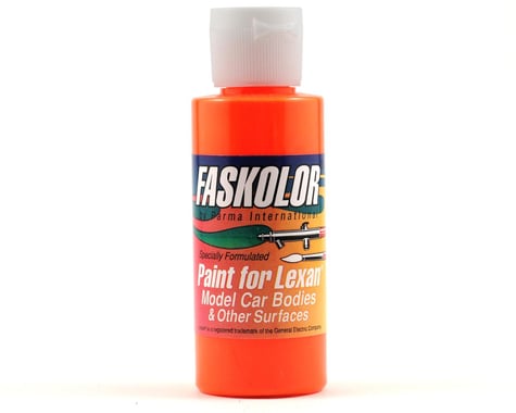 Parma PSE Faskolor Water Based Airbrush Paint (Fasflourescent Orange) (2oz)