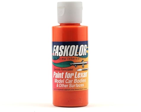 Parma PSE Faskolor Water Based Airbrush Paint (Faslucent Orange) (2oz)