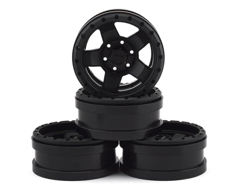 Pit Bull Tires Raceline Combat 1.9" Aluminum Beadlock Wheels (Black) (4)