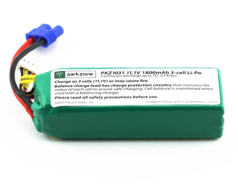 ParkZone 3S Li-Poly Battery 15C (11.1V/1800mAh)