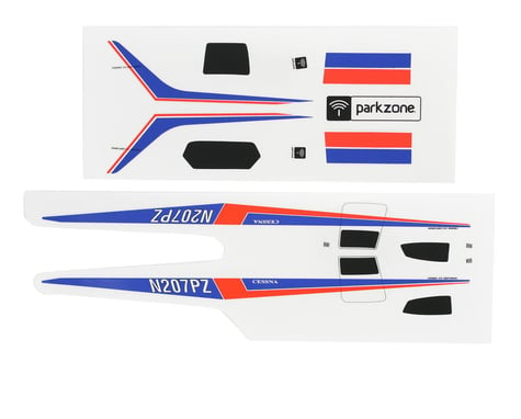 ParkZone Cessna 210 Centurion Decal Set (Blue/Red)