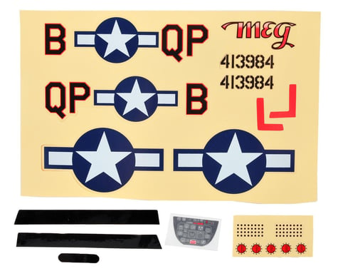 ParkZone P-51D Mustang Decal Sheet