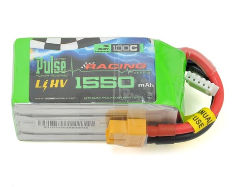 PULSE "Extreme" High Voltage 4S LiPo Battery 100C (15.2V/1550mAh) (JST-XH)
