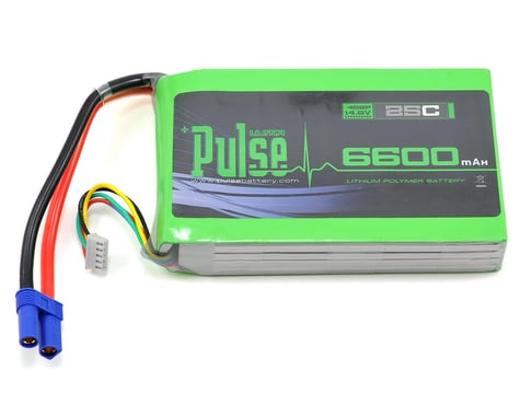 PULSE Ultra Power Series 4S Multirotor LiPo Battery Pack 25C (14.8V/6600mAh)
