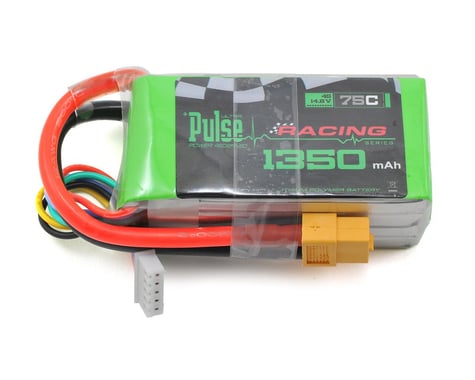PULSE Racing Series 4S Li-Po Battery 75C w/XT60 (14.8V/1350mAh)