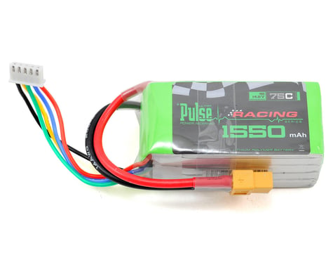 PULSE Racing Series 4S LiPo Battery 75C w/XT60 (14.8V/1550mAh)