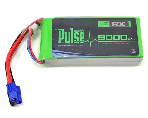 PULSE Ultra Power Series 2S LiPo Receiver Battery Pack (7.4V/5000mAh)