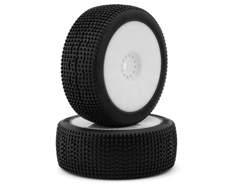 Pro-Motion Spitfire 1/8 Buggy Pre-Mount Tires (White) (2) (Soft)