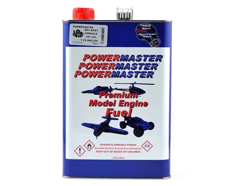 PowerMaster Boat Formula 60% Boat Fuel (18% Castor/Synthetic Blend) (Six Gallons)
