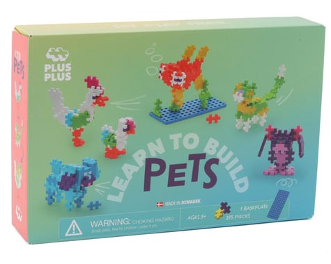 Plus-Plus Learn to Build Pets puzzle Set (275pcs)