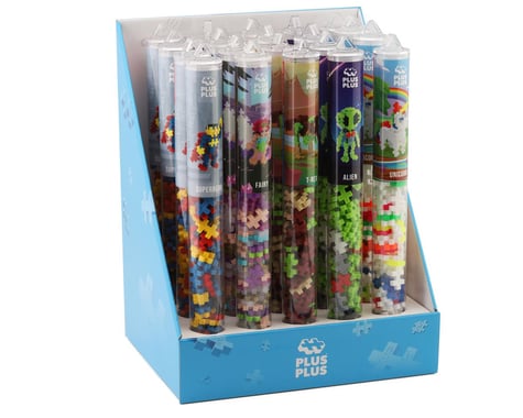 Plus-Plus 3D Tube Puzzle Counter Display Program (Best Sellers)