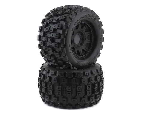 Pro-Line Badlands MX38 3.8" Tire w/Raid 8x32 Wheels (Black) (2) (M2)
