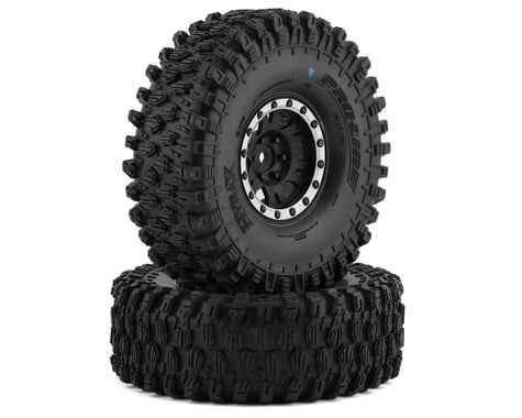 Pro-Line Hyrax 1.9" Tires w/Impulse Wheels (Black/Silver) (2) (Predator)