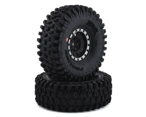 Pro-Line Hyrax 1.9" Tires w/Impulse Wheels (Black/Silver) (2) (G8)