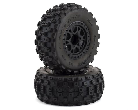 Pro-Line Badlands MX SC Tires w/Split Six Wheels (2) (Black) (Slash Front)