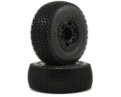 Pro-Line Caliber SC 2.2/3.0 M2 Tires w/Split Six One-Piece Wheels (Black) (2) (S