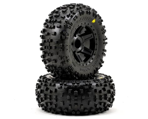 Pro-Line Badlands 2.8" Tires w/Desperado Nitro Rear Wheels (2) (Black)