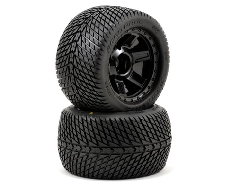 SCRATCH & DENT: Pro-Line Road Rage 3.8" Tire 1/2" Offset Wheel (2) (Black) (M2)