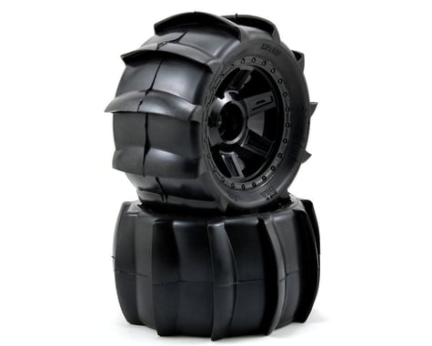 Pro-Line Sling Shot 3.8" Tire 1/2" Offset Wheel (2) (Black)
