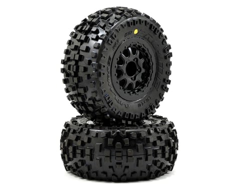 Pro-Line Badlands SC Tires w/Renegade Wheels (2) (Slash Rear)